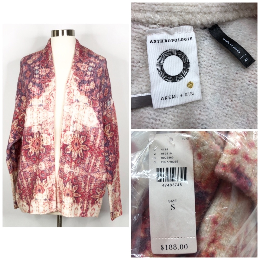 Anthropologie Laurel Canyon Sweater Cardigan New - Picture 7 of 8